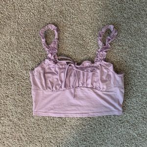 Lavender Shein Cropped Tank Size M